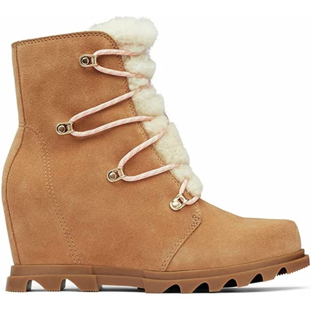 NEW SOREL WOMEN'S JOAN OF ARCTIC™ WEDGE III LACE COZY BOOTIE Size 9 - Picture 3 of 10